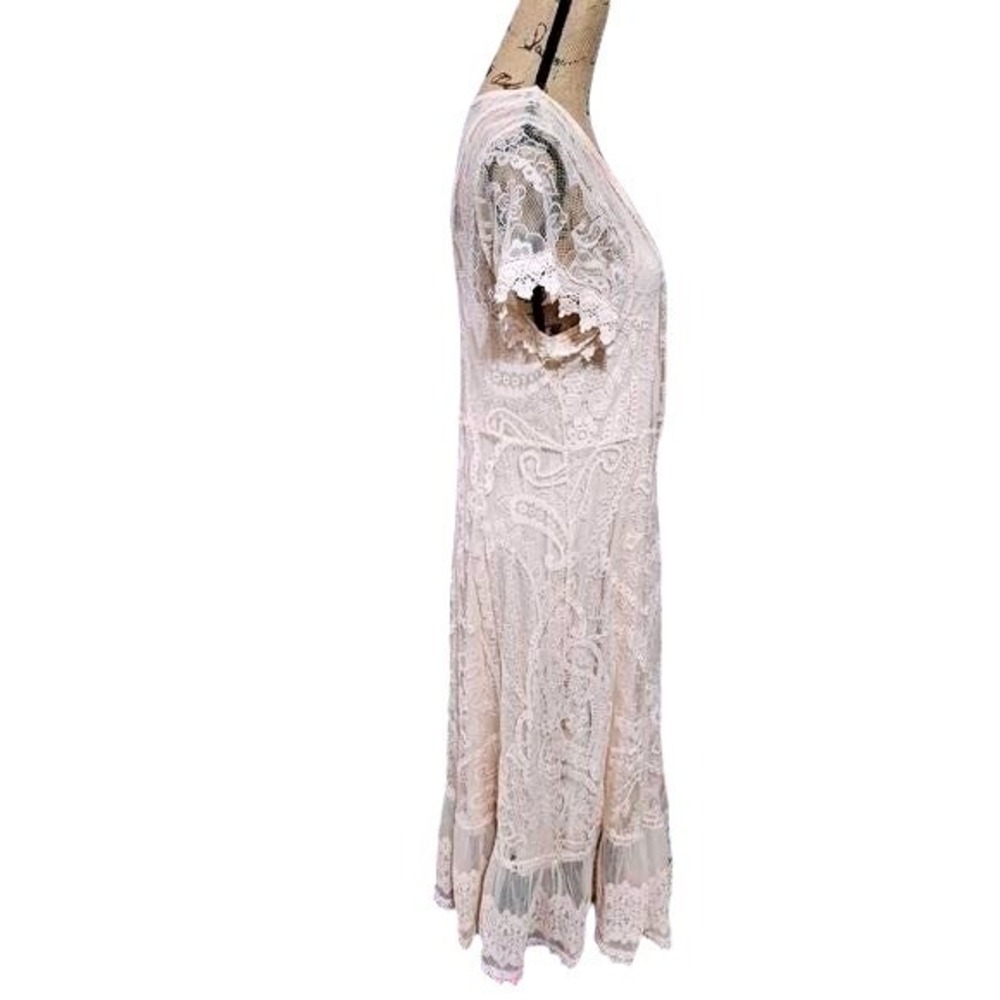 torrid Blush Pink Lace Maxi Dress - Picture 4 of 12